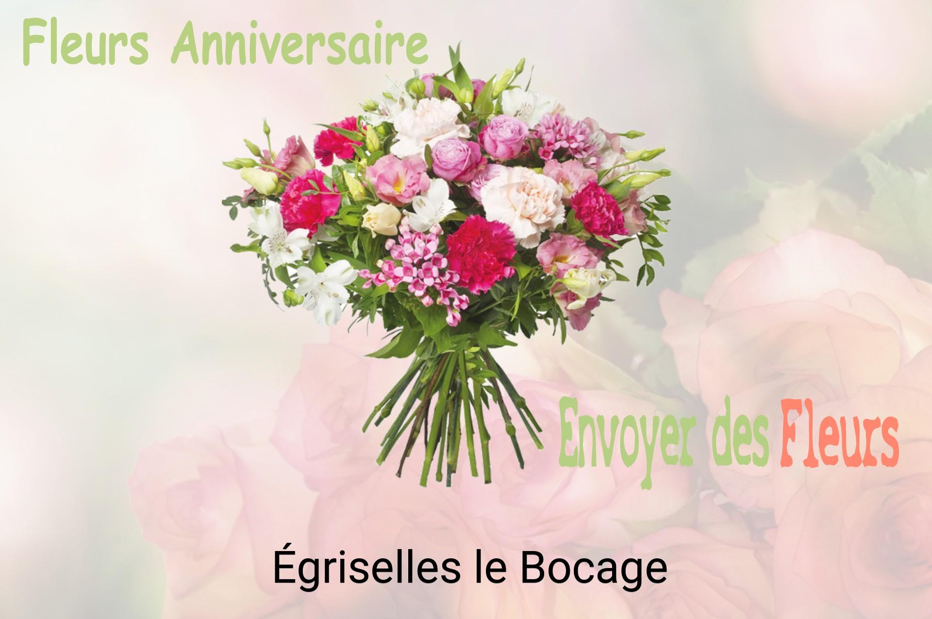 Bouquet de fleurs d’anniversaire livré à Égriselles-le-Bocage