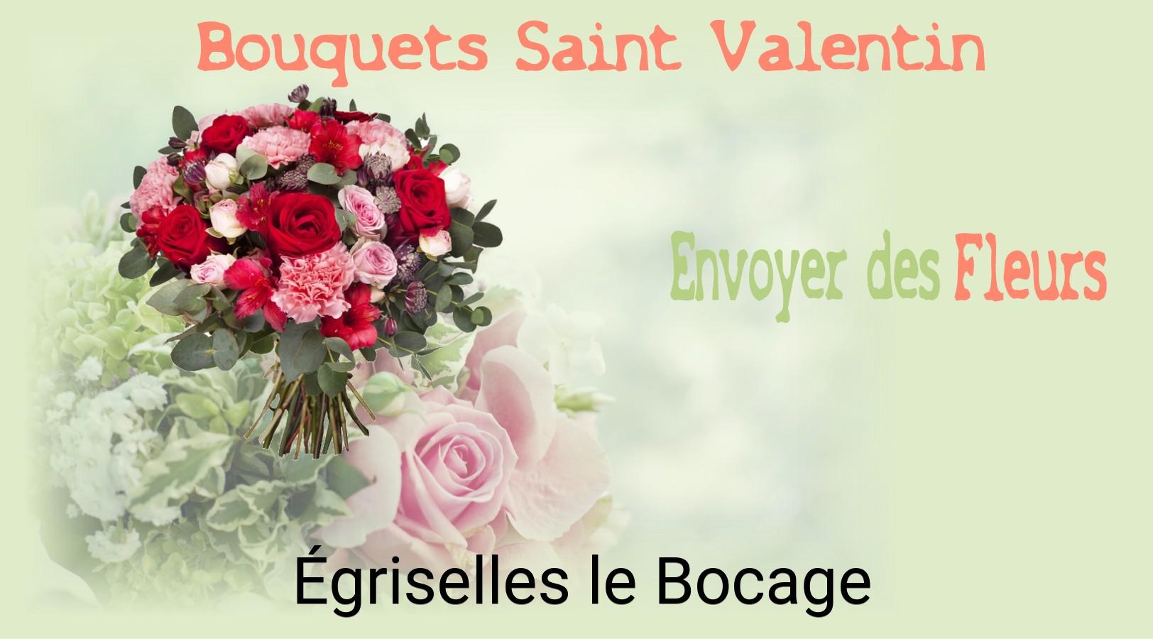 Roses de Saint-Valentin livrées à Égriselles-le-Bocage
